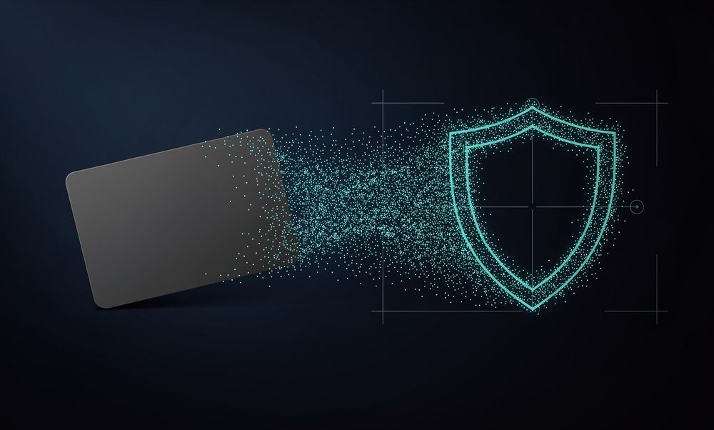 Il numero della carta viene sostituito da un token legato al dispositivo e protetto